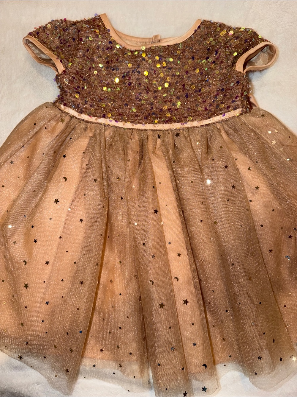 Blueberi Boulevard Sequin Tulle Dress 2T